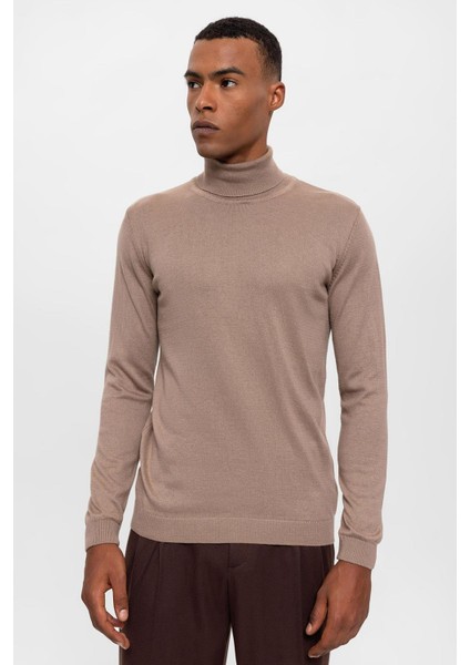 Vizon Tam Boğazlı Erkek Triko fırsatları