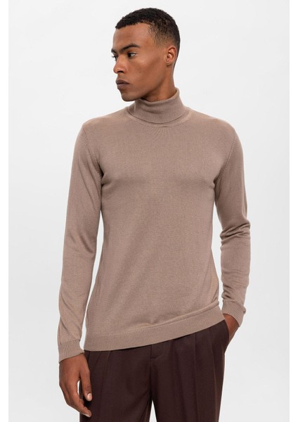 Vizon Tam Boğazlı Erkek Triko indirimleri