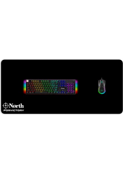 Odin Premium Quality Gaming Oyuncu Mouse Pad (90CMX40CM) - Siyah