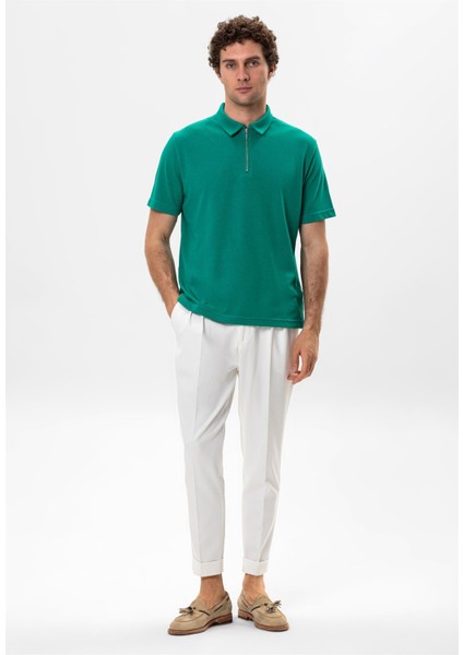 Neft Polo Yaka Fermuarlı Erkek T-Shirt modelleri