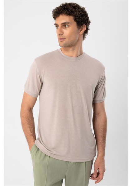 Taş Bisiklet Yaka Erkek T-Shirt fırsatları