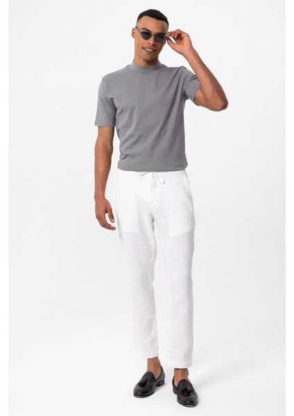 Koyu Gri Slim Fit Basic T-Shirt fiyatları