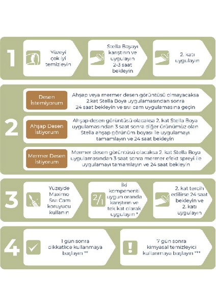 Boya Gölgem 1 lt. modelleri