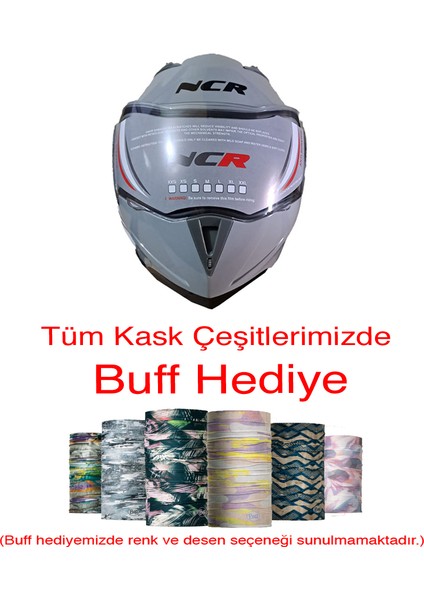 Çene Açılır Kask Cool Gri Ece Belgeli