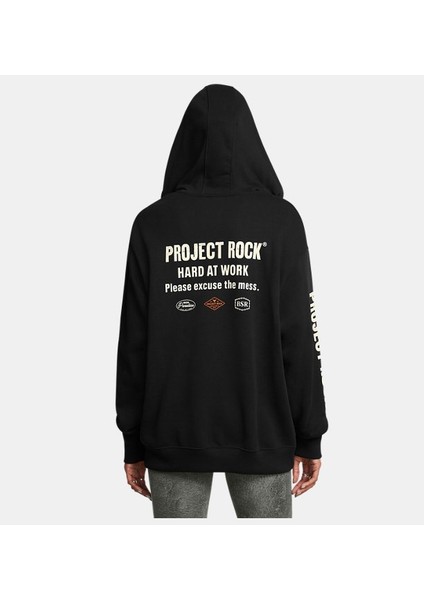 Kadın Ua Project Rock Heavyweight Tam Fermuarlı Hard At Wrk Sweatshirt 1386446-001