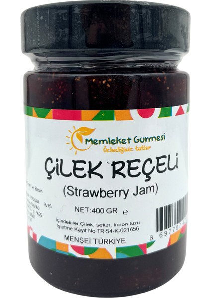 Çilek Reçeli 400 gr MG