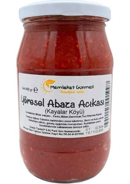 Yöresel Abaza Acıkası 400 gr