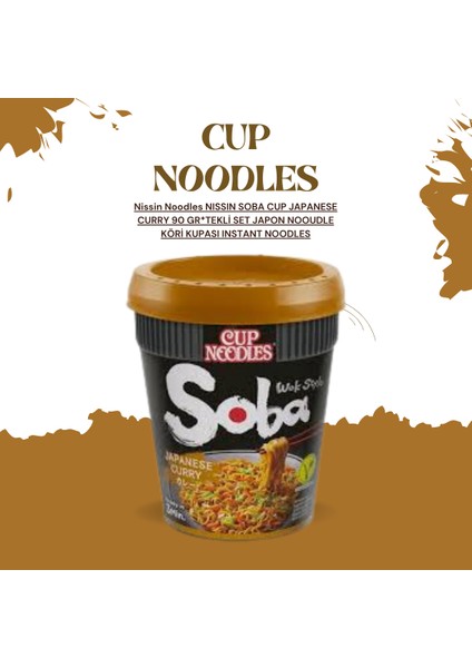 Soba Köri Soslu Noodles Vegan 90 gr