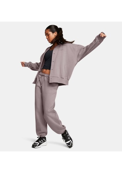 Kadın Ua Icon Fleece Varsity Ceket 1386502-015 modelleri