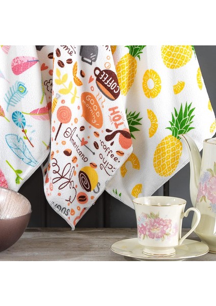 Microll Mikrofiber Desenli 3 Lü Temizlik Bezi 40X40 cm fırsatları