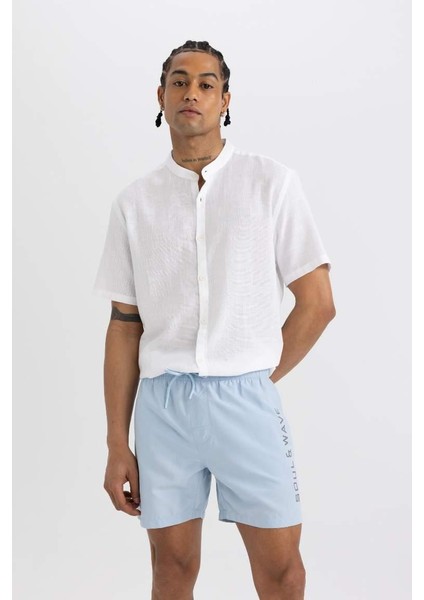 Basic File Astarlı Kısa Boy Deniz Şortu fiyatları