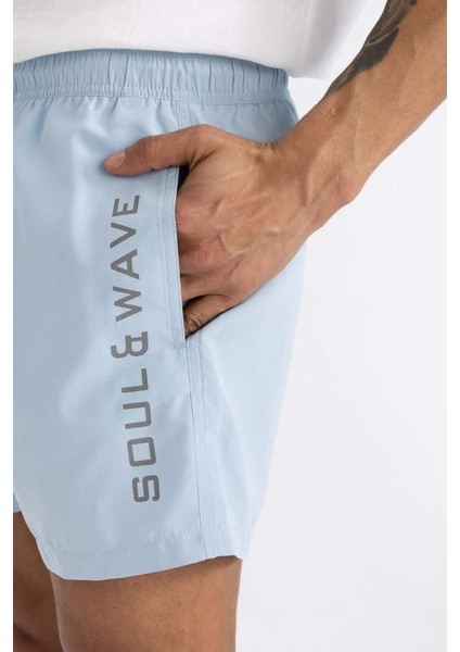 Basic File Astarlı Kısa Boy Deniz Şortu fırsatları