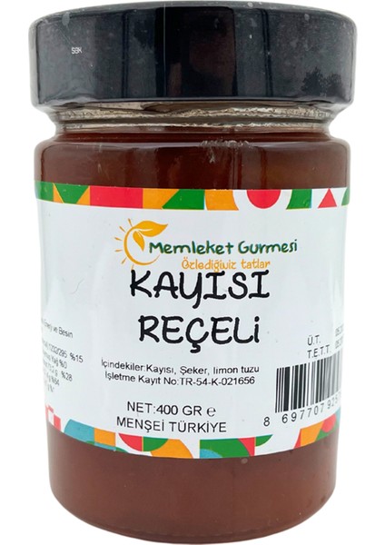 Kayısı Reçeli 400 gr Mg