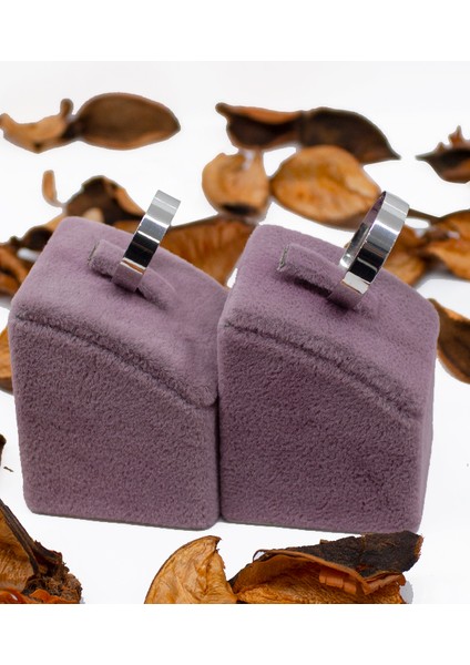 5 mm Rodyum Kaplama 925 Ayar Düz Gümüş Alyans modelleri