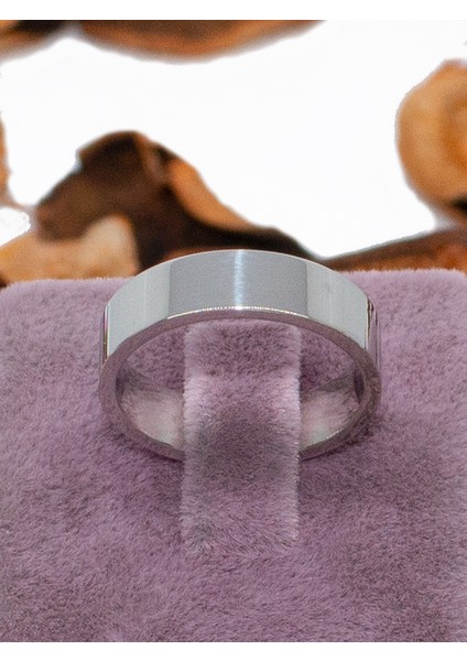 5 mm Rodyum Kaplama 925 Ayar Düz Gümüş Alyans fırsatları