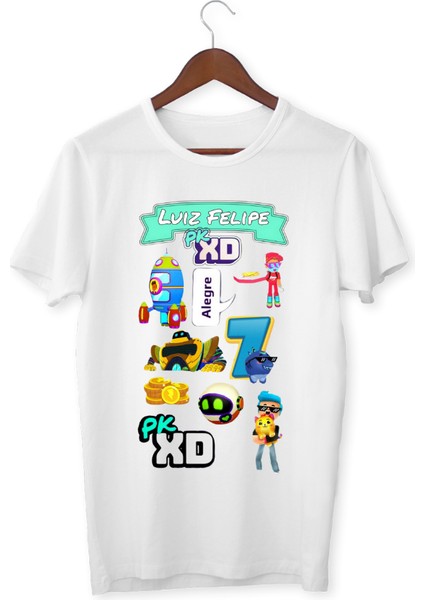 Pk Xd Baskılı Unisex Çocuk Tişört