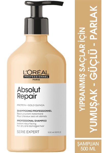 L'Oréal Professionnel Serie Expert Absolut Repair Yıpranmış Saçlar İçin Onarıcı Saç Bakım Seti