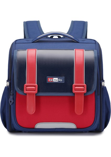 Erkekler ve Kadınlar Için 1-3. Sınıflar Için Su Geçirmez, Su Azaltan, Omurgayı Koruyan Çocuk Okul Çantaları Için Yeni Geliştirilmiş Ingiliz Tarzı Yatay Versiyon Ilkokul Okul Çantaları (Yurt Dışından)