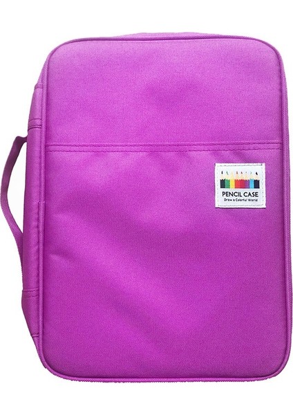 Fırça Saklama Çantası Avrupa ve Amerikan Tarzı 166 Delikli Renkli Kurşun Kroki Boyama Kalem Çantası (Yurt Dışından)