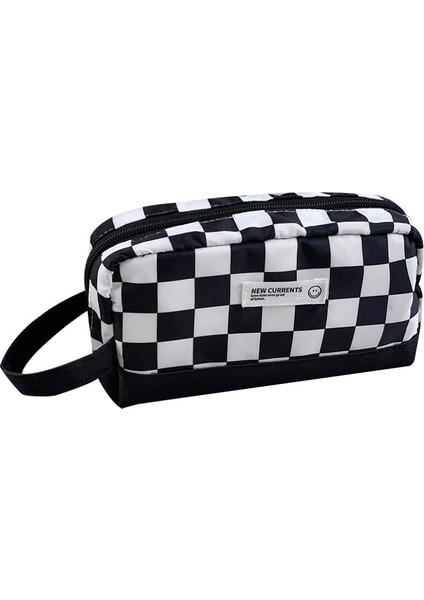 Ortaokul Öğrencileri Için Büyük Kapasiteli, Yüksek Görünümlü, Yeni Stil, Koyu Yeşil, Çok Yönlü, Leke Tutmaz, Bölmeli Kırtasiye Saklama Yeri Olan Kalem Çantası (Yurt Dışından)