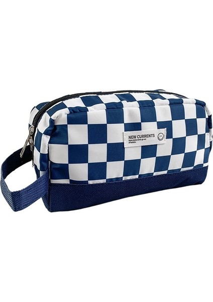 Ortaokul Öğrencileri Için Büyük Kapasiteli, Yüksek Görünümlü, Yeni Stil, Koyu Yeşil, Çok Yönlü, Leke Tutmaz, Bölmeli Kırtasiye Saklama Yeri Olan Kalem Çantası (Yurt Dışından)