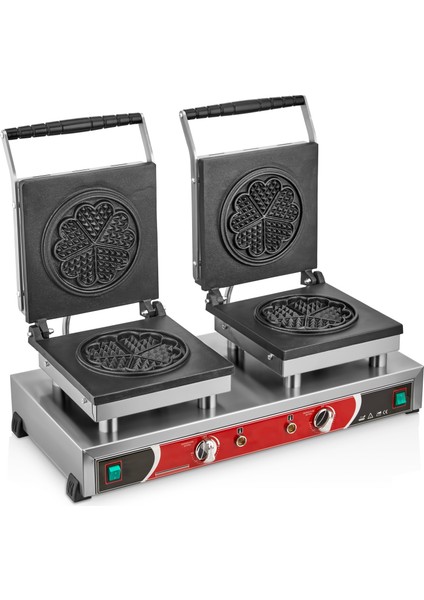 KUTLU TİCARET Kutlu Çiftli Çiçek Waffle Makinesi