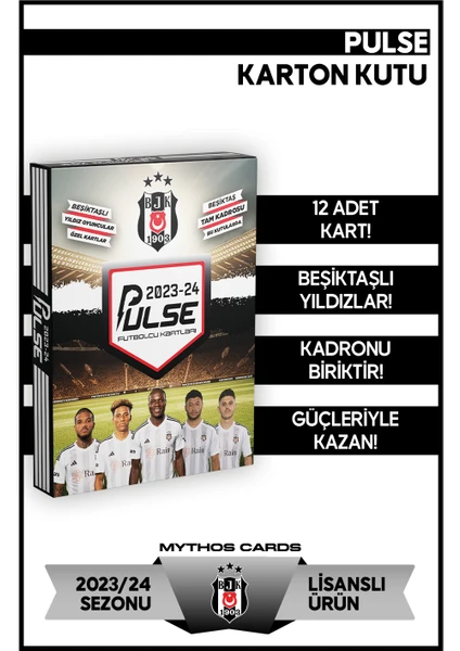 Mythos Cards Beşiktaş - Pulse / Futbolcu Kartları - Paket