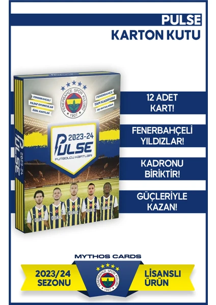 Mythos Cards Fenerbahçe - Pulse / Futbolcu Kartları - Paket