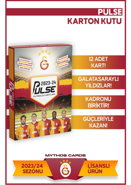 Mythos Cards Galatasaray - Pulse / Futbolcu Kartları - Paket