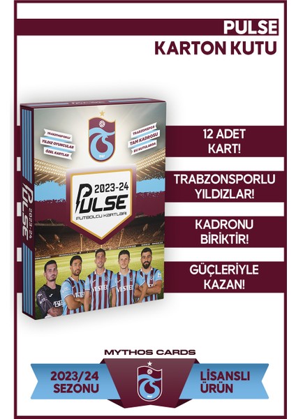 Mythos Cards Trabzonspor - Pulse / Futbolcu Kartları -  Paket