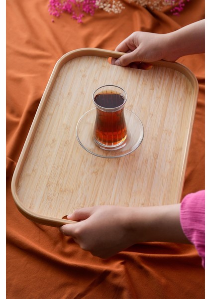 Bambu Sunum Tepsi - 39.5 cm