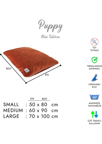 Puppy, Tırmalamaya Dayanıklı, Tüy Tutmayan Kumaş, Çıkarılabilir Kılıflı, Kedi, Köpek Yer Minderi indirimleri