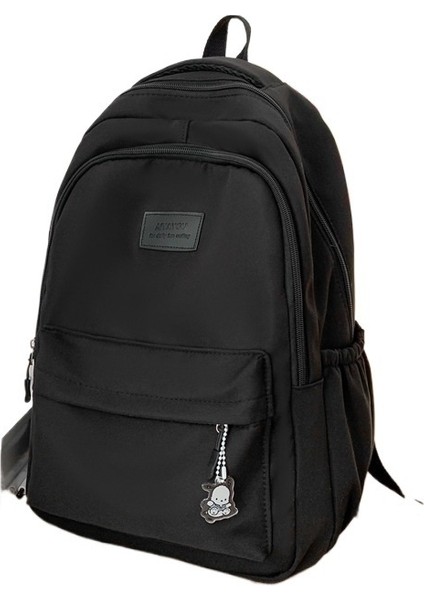 Basit ve Çok Yönlü Ins Kampüs Sırt Çantası Kadınlar Için Düz Renk Büyük Kapasiteli Lise Öğrenci Çantası Seyahat Bilgisayar Sırt Çantası Erkekler Için (Yurt Dışından)