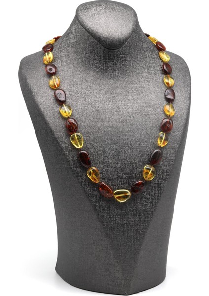 Damla Kehribar Kolye – 54 cm fiyatları