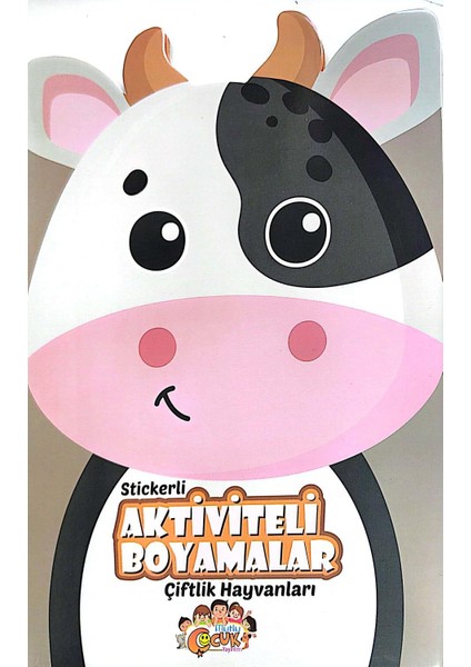 Stickerli Aktiviteli Boyamalar - Çiftlik Hayvanları