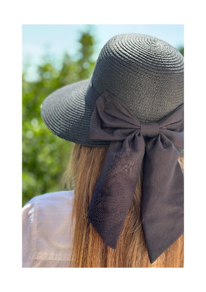 Hasır Fiyonklu Laura Şapka modelleri