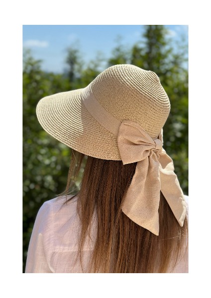 Hasır Fiyonklu Laura Şapka modelleri