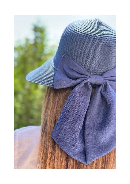 Hasır Fiyonklu Laura Şapka modelleri