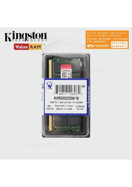 Kingston Hp Victus Gaming 15-FA0011NT (80D33EA) Notebook Uyumlu 16 GB Ram Bellek