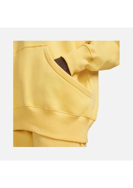 Sportswear Phoenix Fleece Hoodie Oversize Sarı Kadın Spor Sweatshirt DQ5860-795 fiyatları