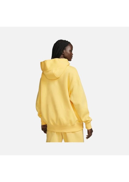 Sportswear Phoenix Fleece Hoodie Oversize Sarı Kadın Spor Sweatshirt DQ5860-795 fırsatları