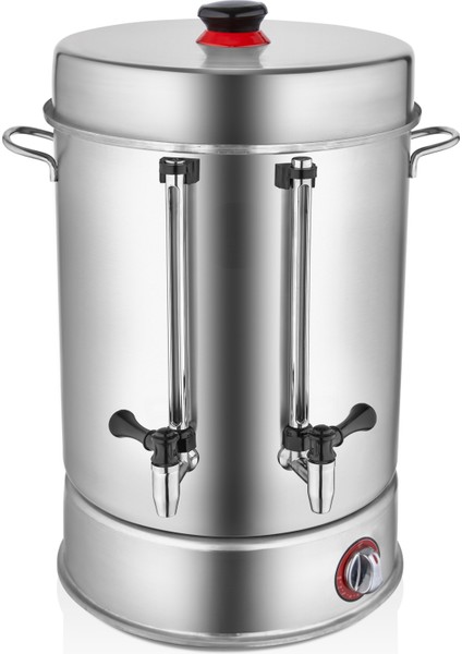 Kutlu 400 Bardak 36 Lt Çay Otomatı (Çevirmeli Metal Musluklu)