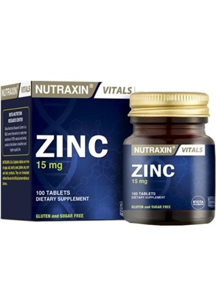 Zinc 15 Mg 100 Tablet