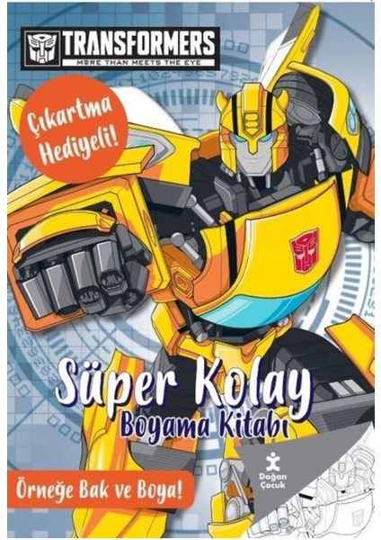 Transformers Süper Kolay Boyama