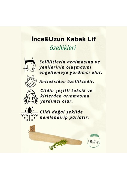 Kabak Lifi Doğal Banyo Kesesi 70 cm (Hassas Ciltler Için Uygun)