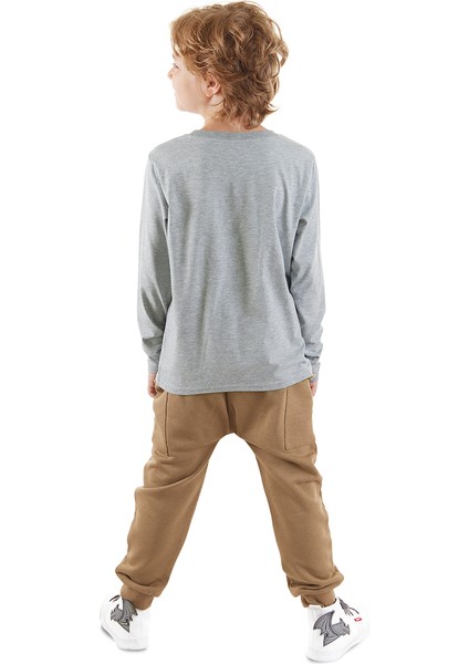 Cepte Kaplan Erkek Çocuk T-Shirt Pantolon Takım fiyatları