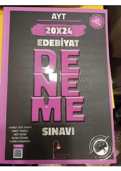 Ayt Edebiyat Deneme 20 x 24