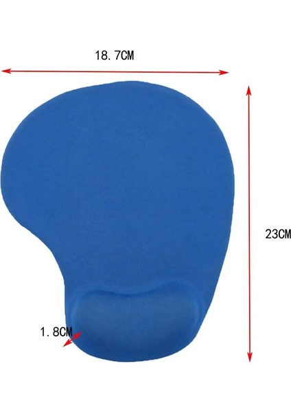 Ofis Çalışma Mousepad Jel Bilek Desteği ile Ergonomik Oyun Mouse Pad