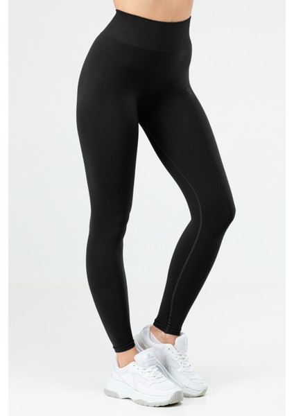 Siyah Slim Fit Yüksek Bel Kadın Tayt SSD0020 modelleri