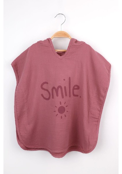 Mürdüm Smile Mottolu Kız Çocuk Pareo